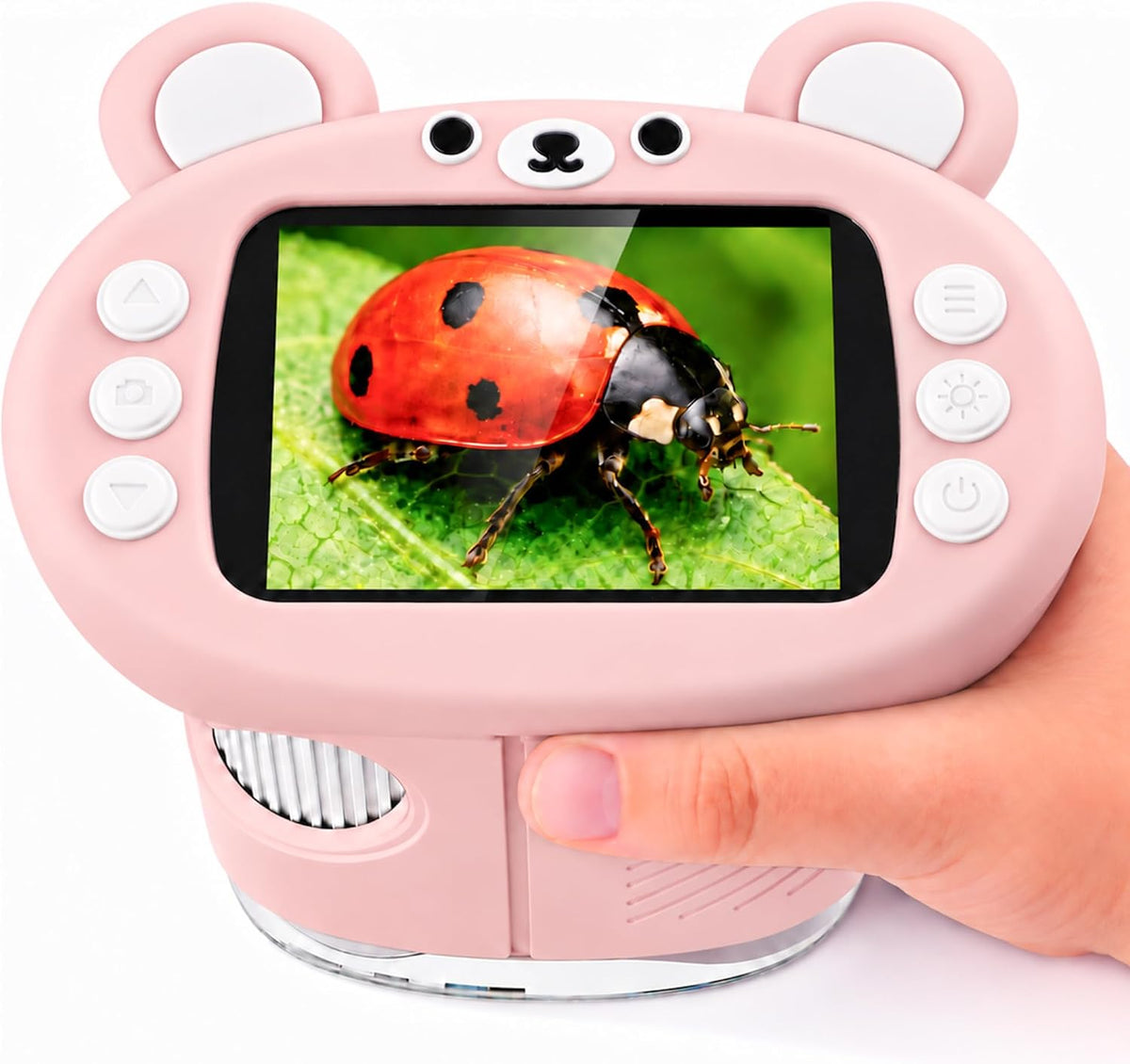 Microscopio digital portátil 1000X 2.4 para niños: juguete STEM y regalos