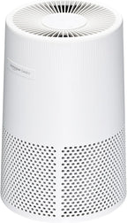 Amazon Basics Purificador de aire para el hogar y la oficina, 3 velocidades, temporizador, modo de suspensión (32 db), cubre hasta 1067 pies cuadrados, color blanco