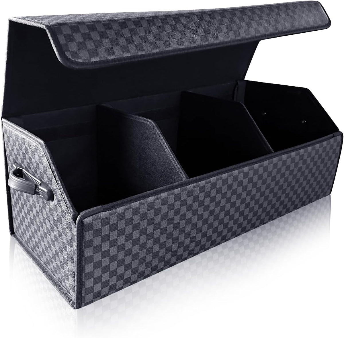 Organizador de maletero de coche para SUV y sedán, azul y gris