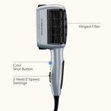 Conair 1875 W 3 en 1 estilizador icónico, color gris y negro