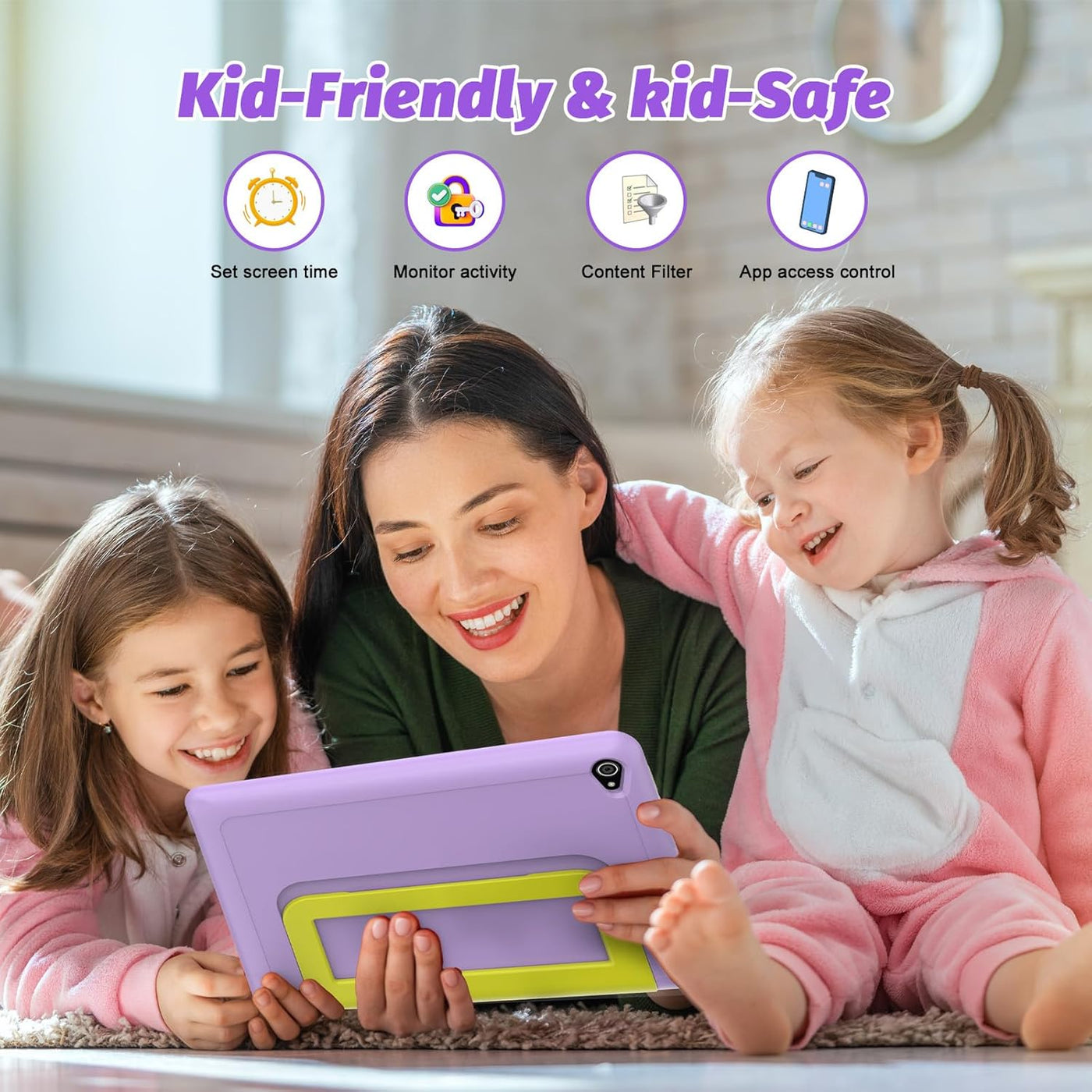 URAO Tableta para niños tableta Android 14 para niños de