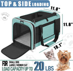 Portador grande para gatos, suave, plegable, bolsa de transporte