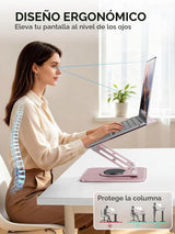 tounee Soporte para computadora portátil para escritorio, soporte a...