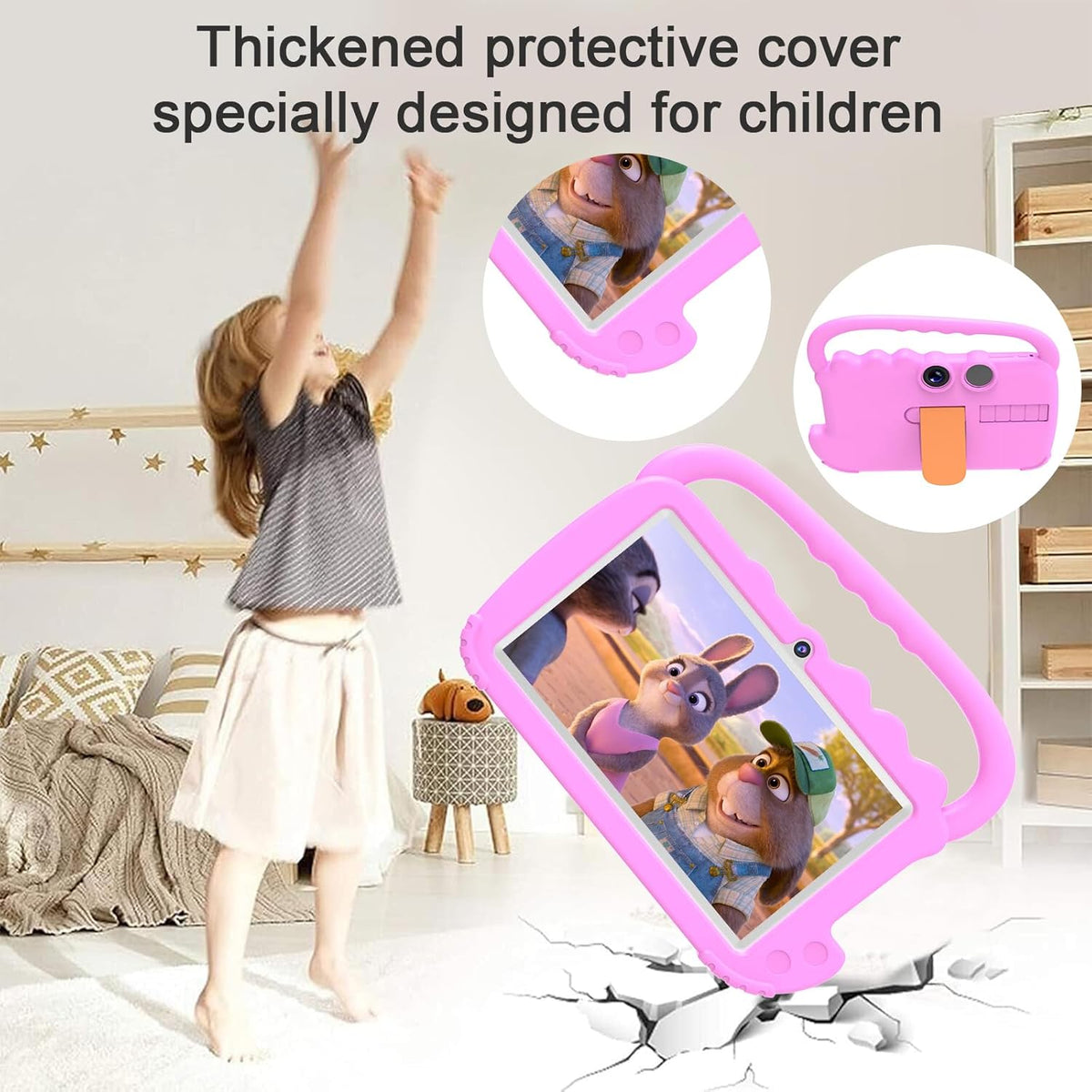 ATOZEE Tableta para niños, tableta Android para niños pequeños de 7...