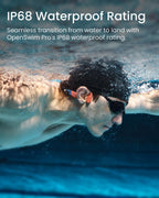 SHOKZ OpenSwim Pro - Auriculares deportivos de conducción ósea Blue...