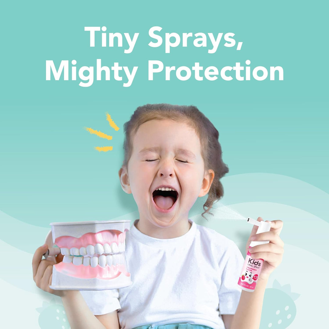 LAB52 - Aerosol oral para niños, ayudante de pasta de dientes, xili...