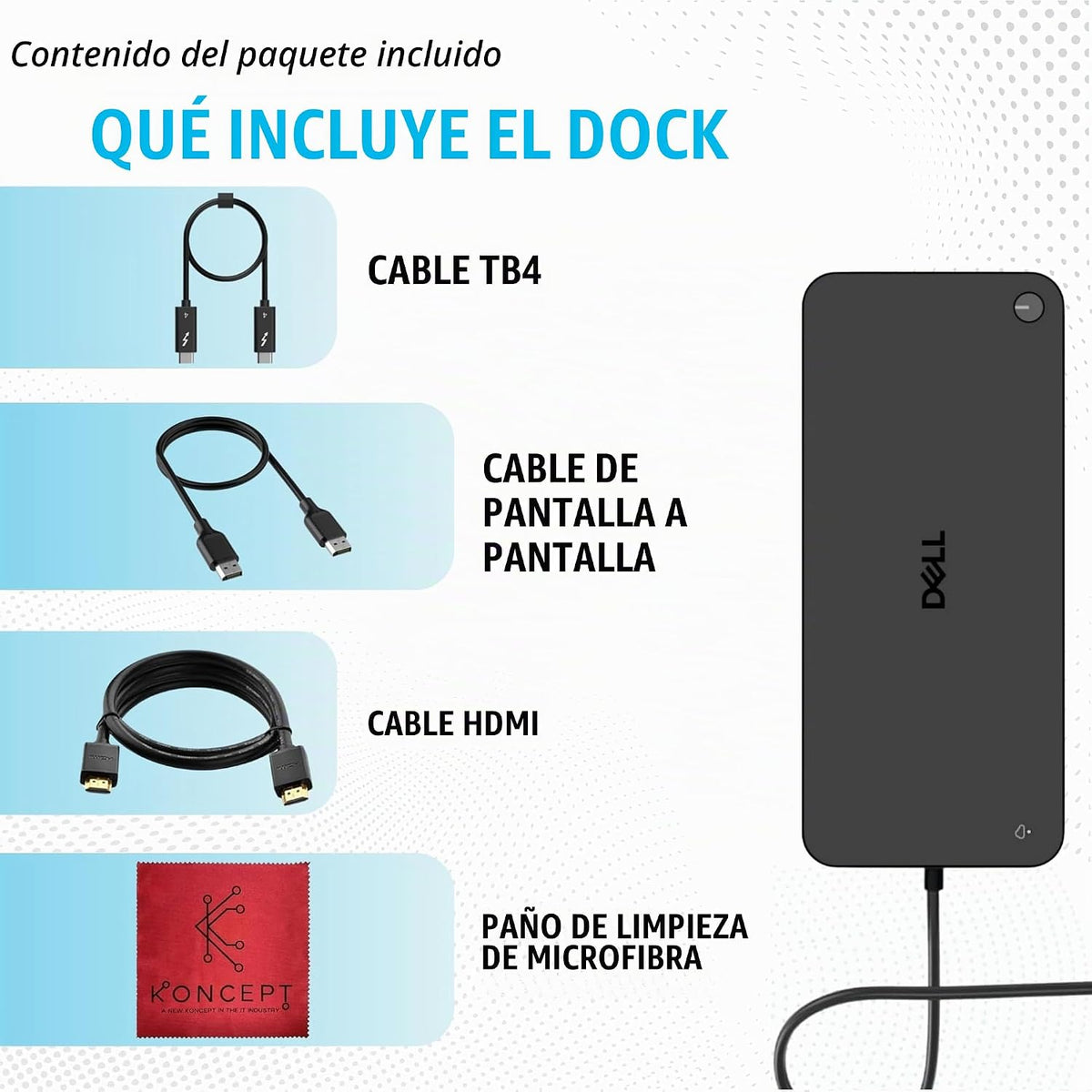 SD25TB4 Dell Pro Thunderbolt 4 Smart Dock - Estación de acoplamiento USB-C