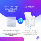 Paquete de 4 fundas protectoras Funko Pop, caja de exhibición apilable de