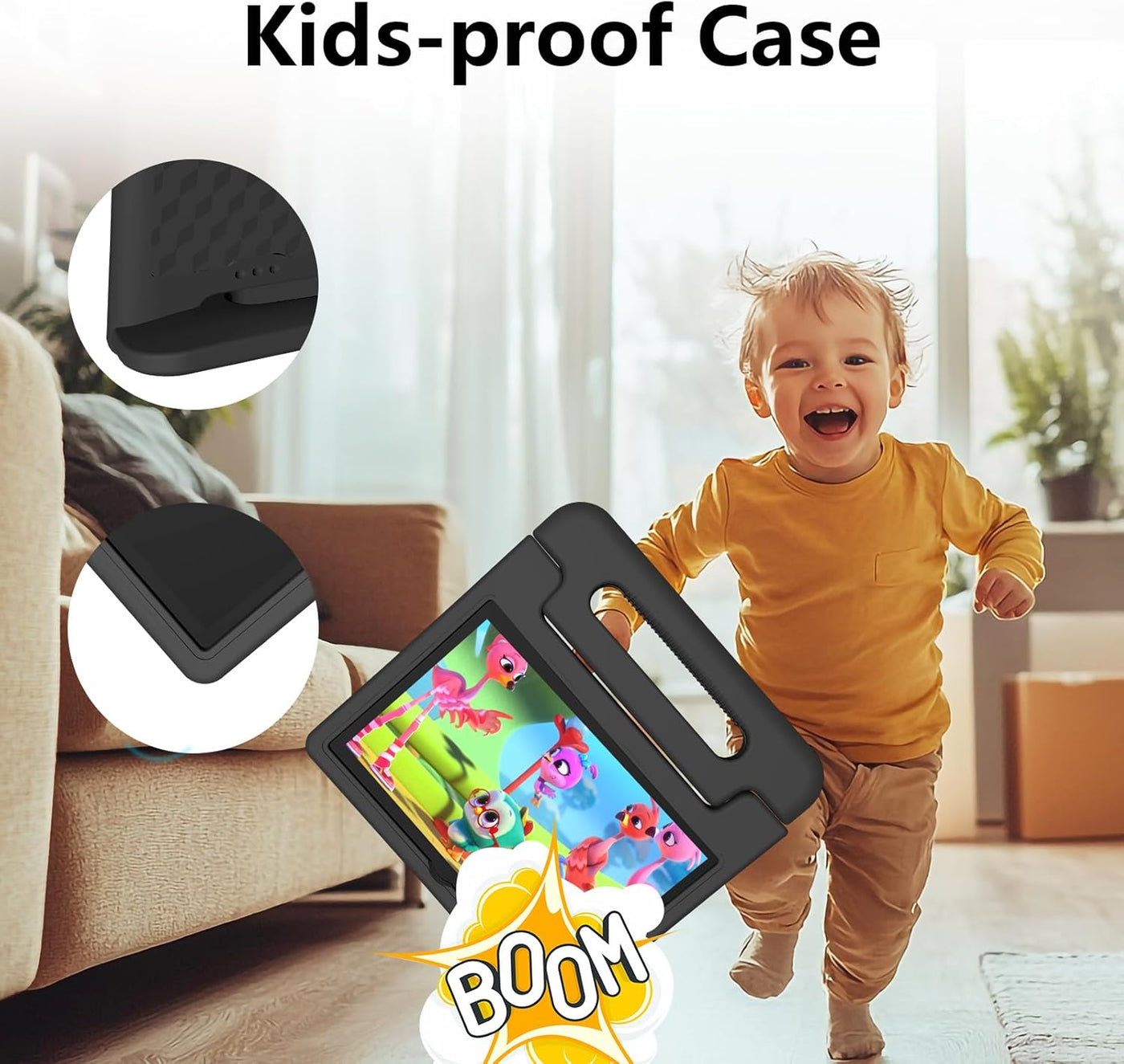 JREN Tablet para Niños｜10 Pulgadas 64GB Android 14｜Octa-core｜64GB｜W...