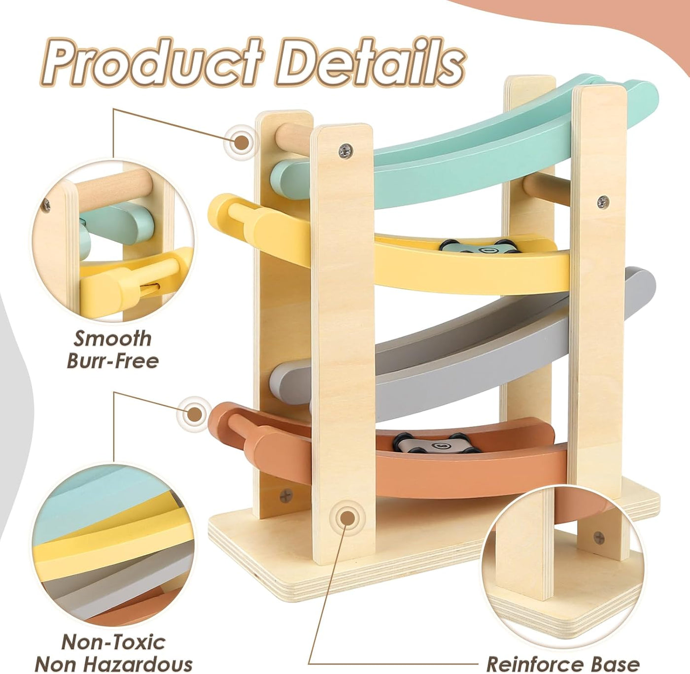 Joyreal Montessori Juguetes para niños y niñas de 1 a 2