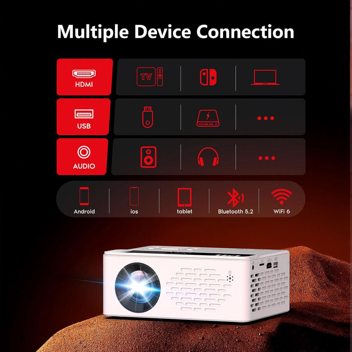 TMY Netflix - Mini proyector de películas con licencia oficial con...
