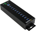 StarTech.com, HB30A10AME, hub USB 3.0 de 10 puertos, alimentado