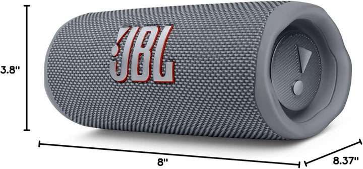 JBL Flip 6 (gris) + paquete con divvi! Funda protectora rígida
