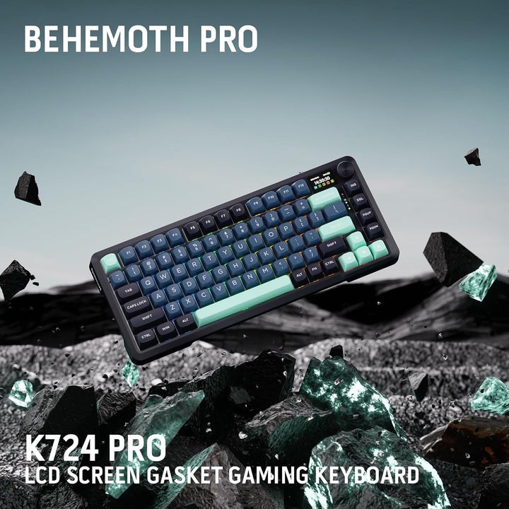 Redragon K724 PRO Teclado inalámbrico para juegos con junta con pan...