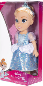 Disney Princess My Friend - Muñeca Cenicienta de 14 pulgadas de alto, incluye atuendo extraíble, tiara, zapatos y cepillo