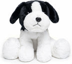 WEIGEDU - Peluche de perro pastor Beagle blanco y negro