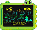 Tableta LCD de 12 pulgadas para garabatear, tableta, almohadilla de dibujo de dinosaurio verde para niños de 3 a 6 años, regalos de Navidad y cumpleaños