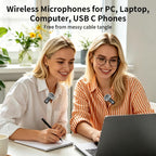 Micrófono inalámbrico USB tipo C para iPhone 17/15/16 PC ordenador