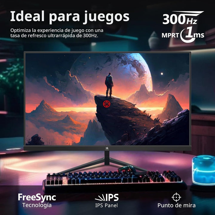 Z-Edge Monitor de juegos de 24.5 pulgadas 300Hz 280Hz 240Hz, UG25S...