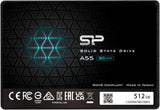 Silicon Power 512GB SSD 3D NAND A55 SLC Cache Performance Boost SAT...