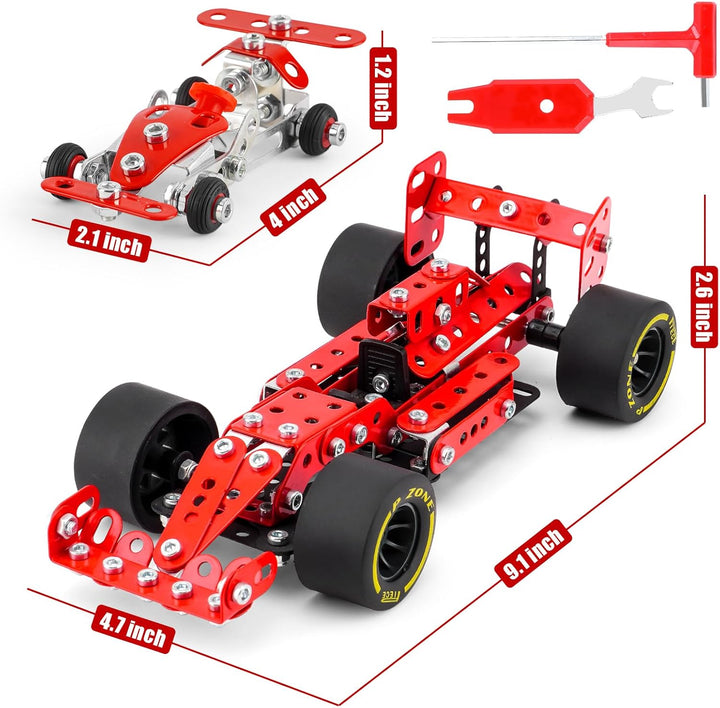 PANPAPA Kits de construcción de automóviles para niños de