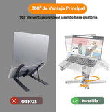 Moallia Soporte telescópico ergonómico giratorio de 360 grados para...