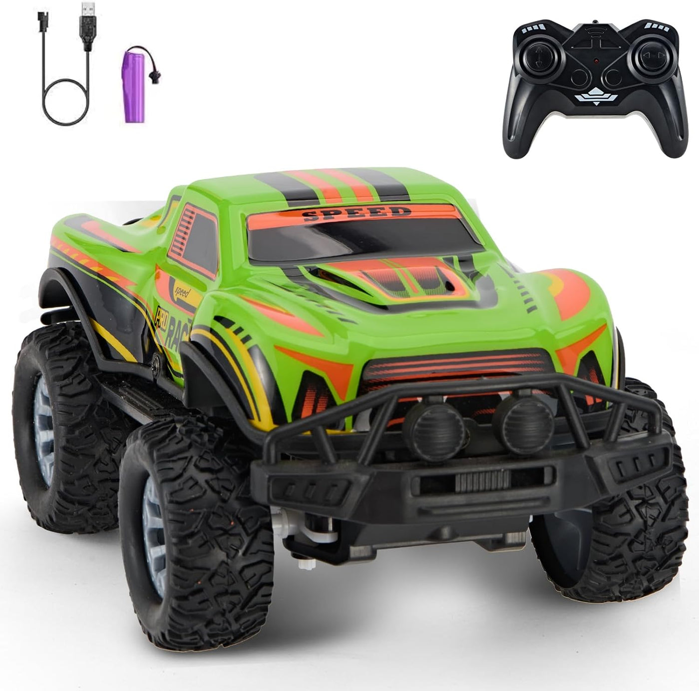 JOYBLI Camión todoterreno con control remoto, auto RC de 2.4 GHz co...