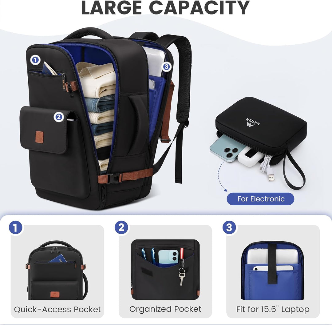 MATEIN Airlines - Bolsa de artículos personales para Frontier, moch...