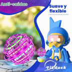 Bola de orbe voladora 2026 Juguetes Soaring Hover Boomerang Spinner controlado a mano, mini dron cósmico globo giratorio para niños, juguete para mosca al aire libre, regalo de cumpleaños