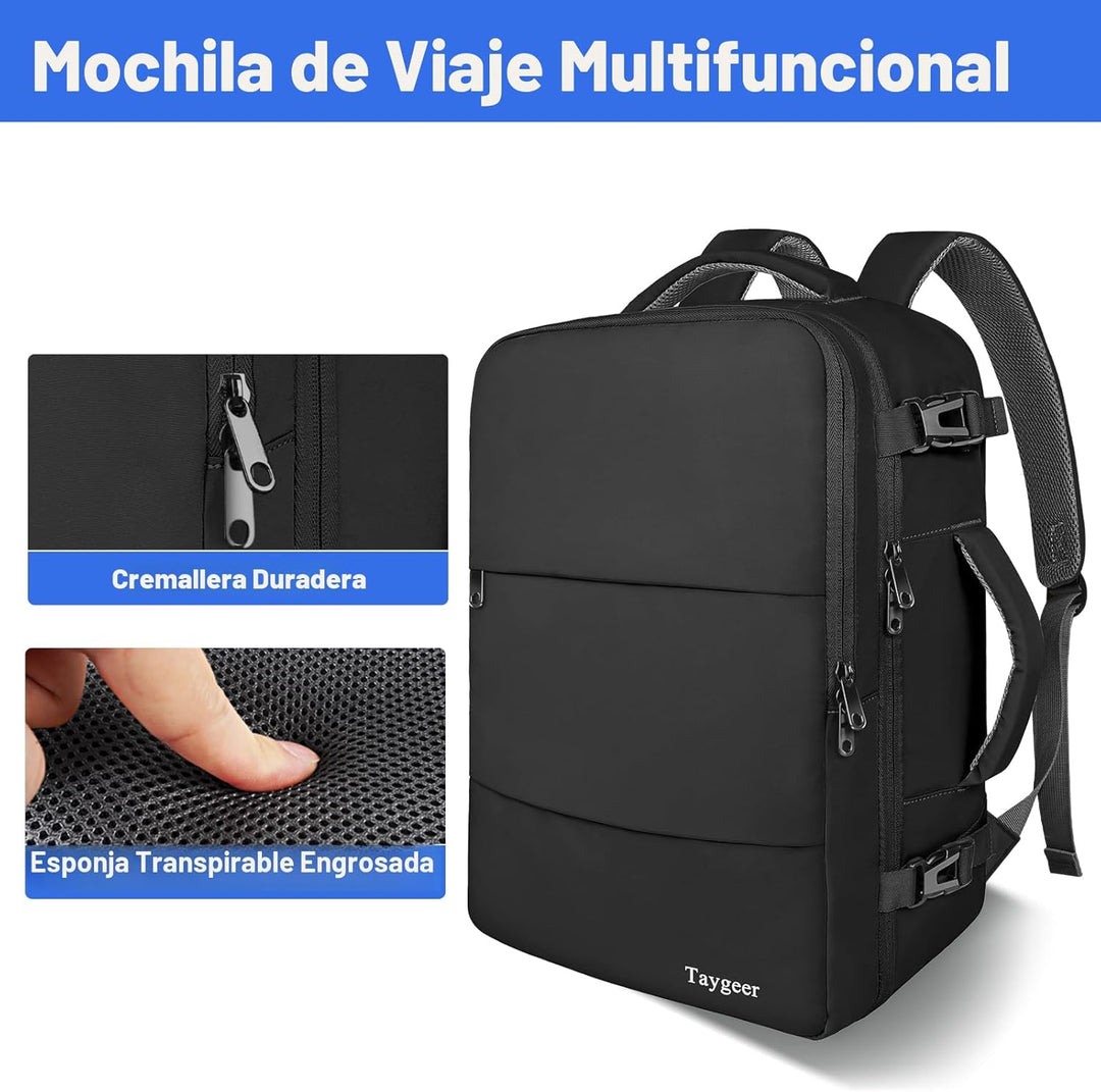 Taygeer TSA - Mochila de viaje para hombres y mujeres, mochila de m...