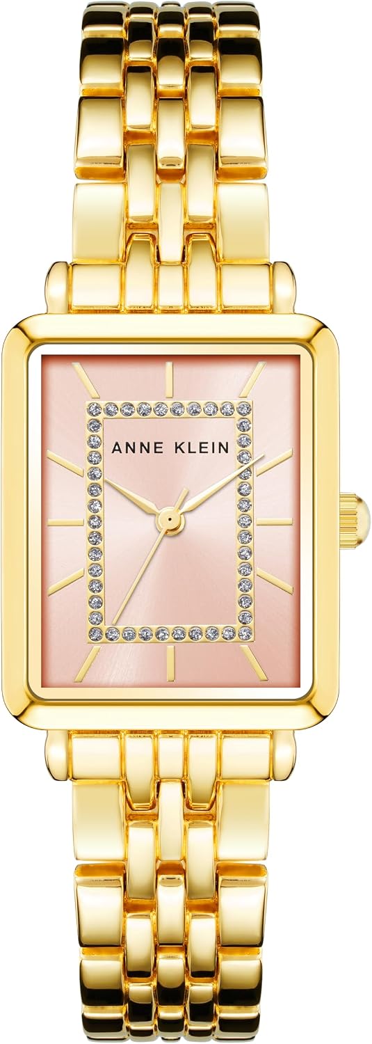 Anne Klein - Reloj de pulsera para mujer con acento de brillo