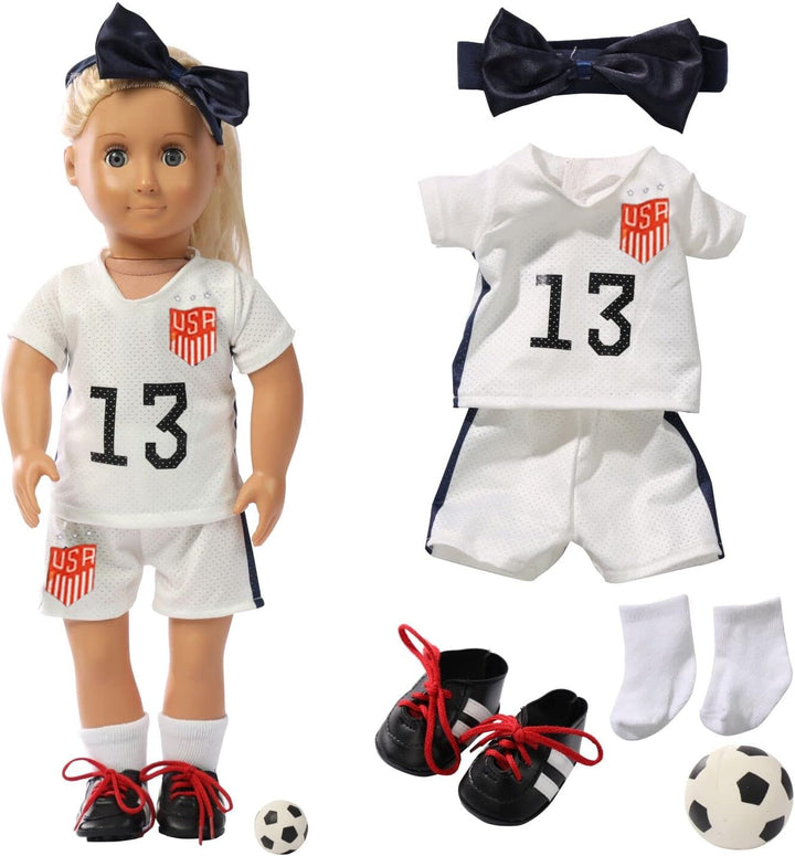Wenzhuo Accesorios de Ropa y Vestimenta para Muñeca Americana de 18...