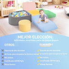 6-Piece Foam Climbing Blocks, Climbing toys para 1 Year Old, Soft Play Set
