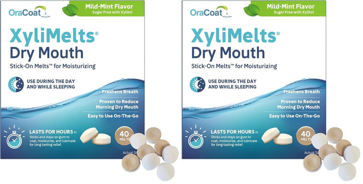 Oracoat XyliMelts para boca seca noche o día – Discos adherentes hi...