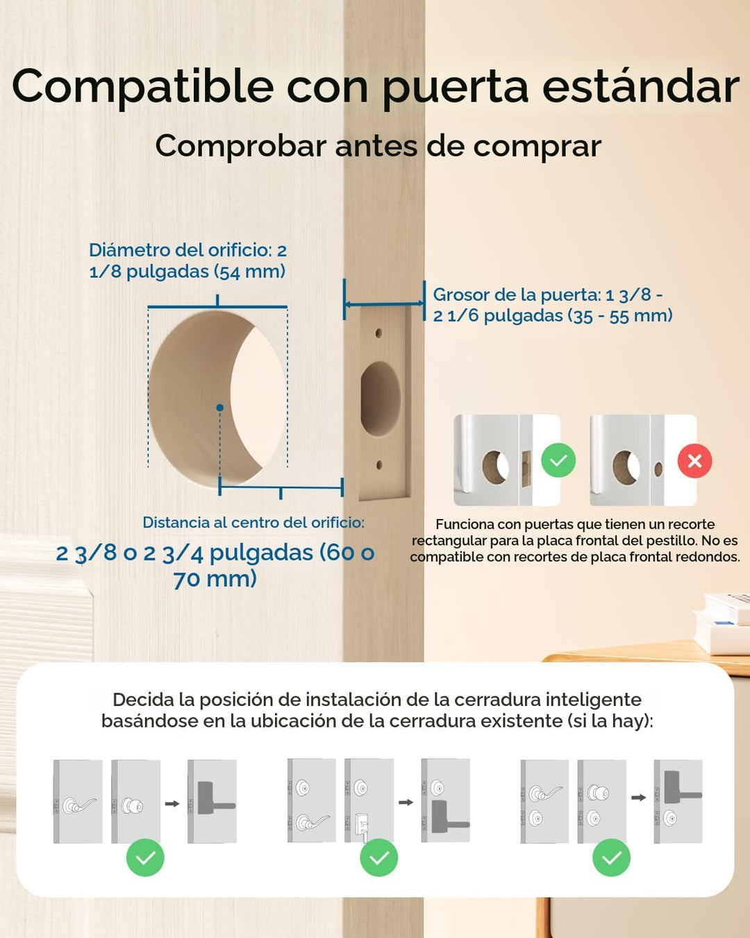 eufy Security Smart Lock C33, cerradura de puerta con teclado con a...