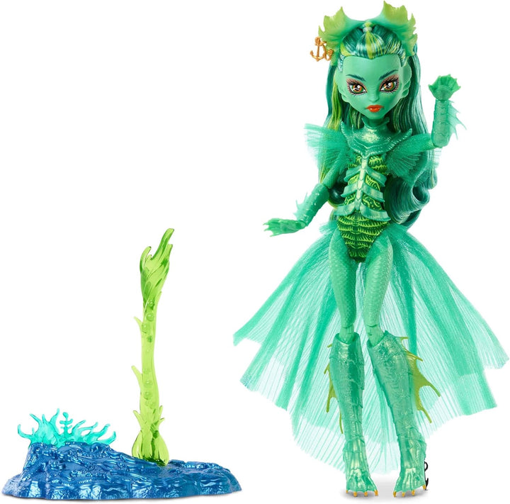 Monster High Serie Skullector Muñeca Criatura de la Laguna Negra -...