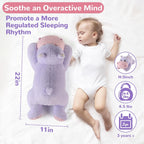 meowtastic Hippo Peluche Pesado, Almohada de Felpa para Niños
