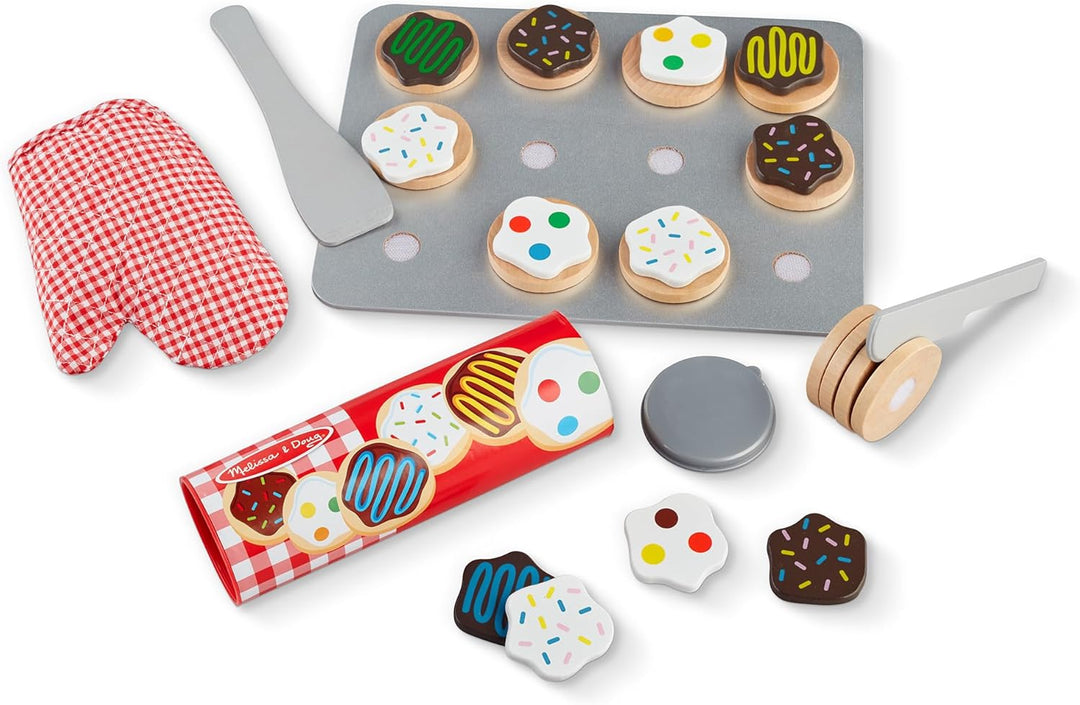 Melissa Doug set para cortar y hornear galletas Anaranjado