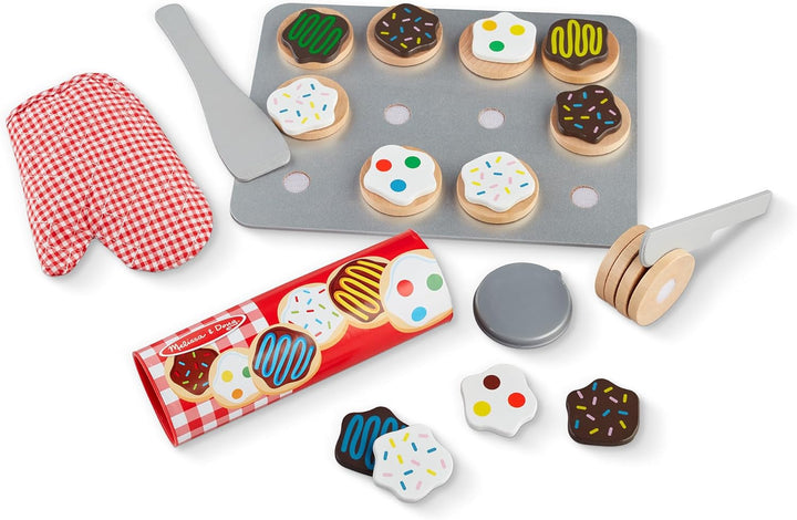 Melissa Doug set para cortar y hornear galletas Anaranjado