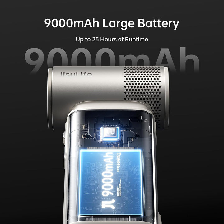 JISULIFE Ventilador portátil de mano Ultra2 9000mAh Max 25 horas, 3...