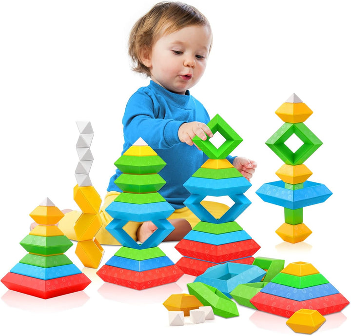 Hieoby Juguetes Montessori para niños y niñas de 1, 2, 3, 4 años, a...