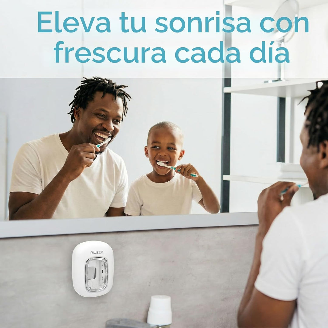 RILIZER Cubierta desinfectante para cepillos de dientes UV, tapa de...