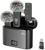 Micrófono Lavalier Inalámbrico Mini para iPhone Grabación de Video