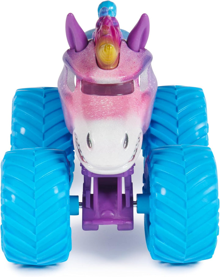 Monster Jam Camión monstruo oficial Sparkle Smash vehículo