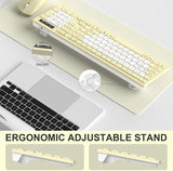 Teclado inalámbrico y mouse combinado silencioso para oficina y hog...
