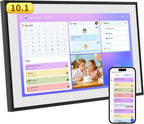 Calendario digital inteligente de 10.1" con gráfico de tareas y pantalla