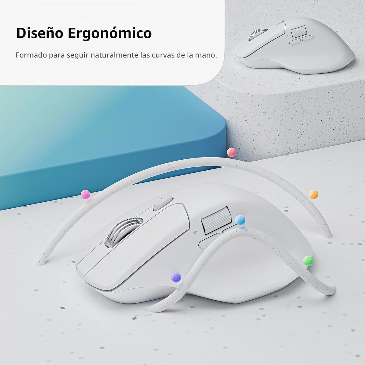 Keychron Ratón inalámbrico para juegos M6 8K, 2.4G/Bluetooth/cableado, sensor PixArt 3950, sondeo de 8000Hz, clics silenciosos, 5 perfiles de memoria integrados para Plug & Play, programable para Mac