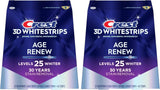 Crest 3D Whitestrips Age Renew - Kit de blanqueamiento de dientes,...