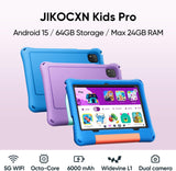 JIKOCXN Tableta para niños, tableta Android 16 para niños de 10 pul...