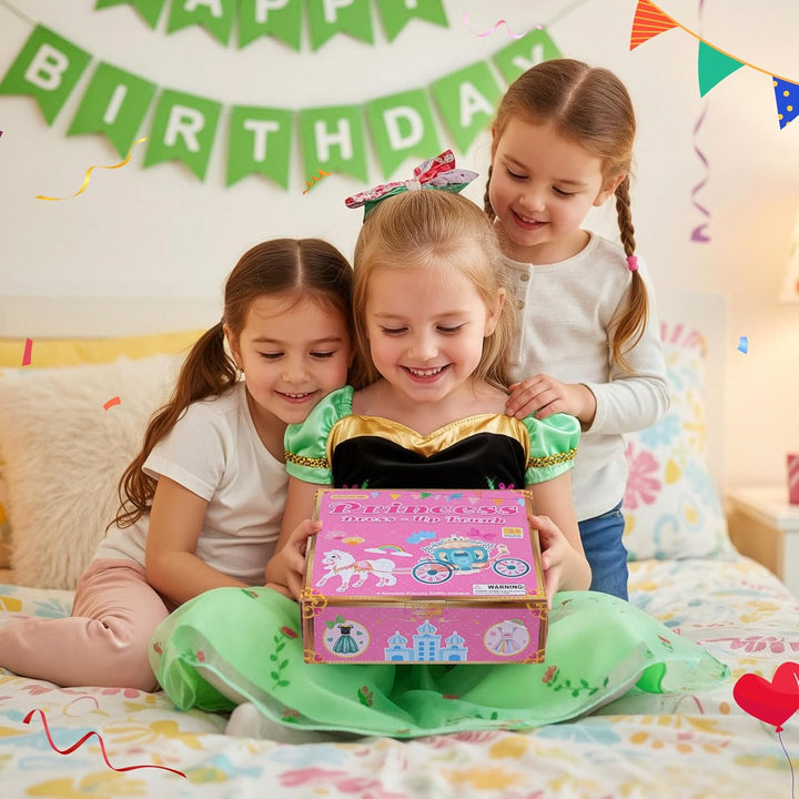 Meland Vestido de princesa - Ropa de vestir para niñas con juguetes...
